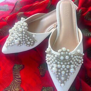 Rag & Co. Embellished Mules